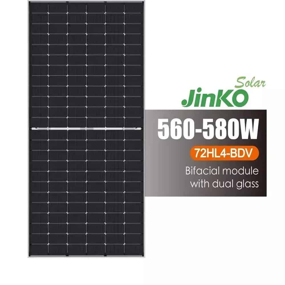 Сонячний фотоелектричний модуль JinkoSolar JKM-580N-72HL4-BDV Сонячний фотоелектричний модуль JinkoSolar JKM-580N-72HL4-BDV - Зображення 1