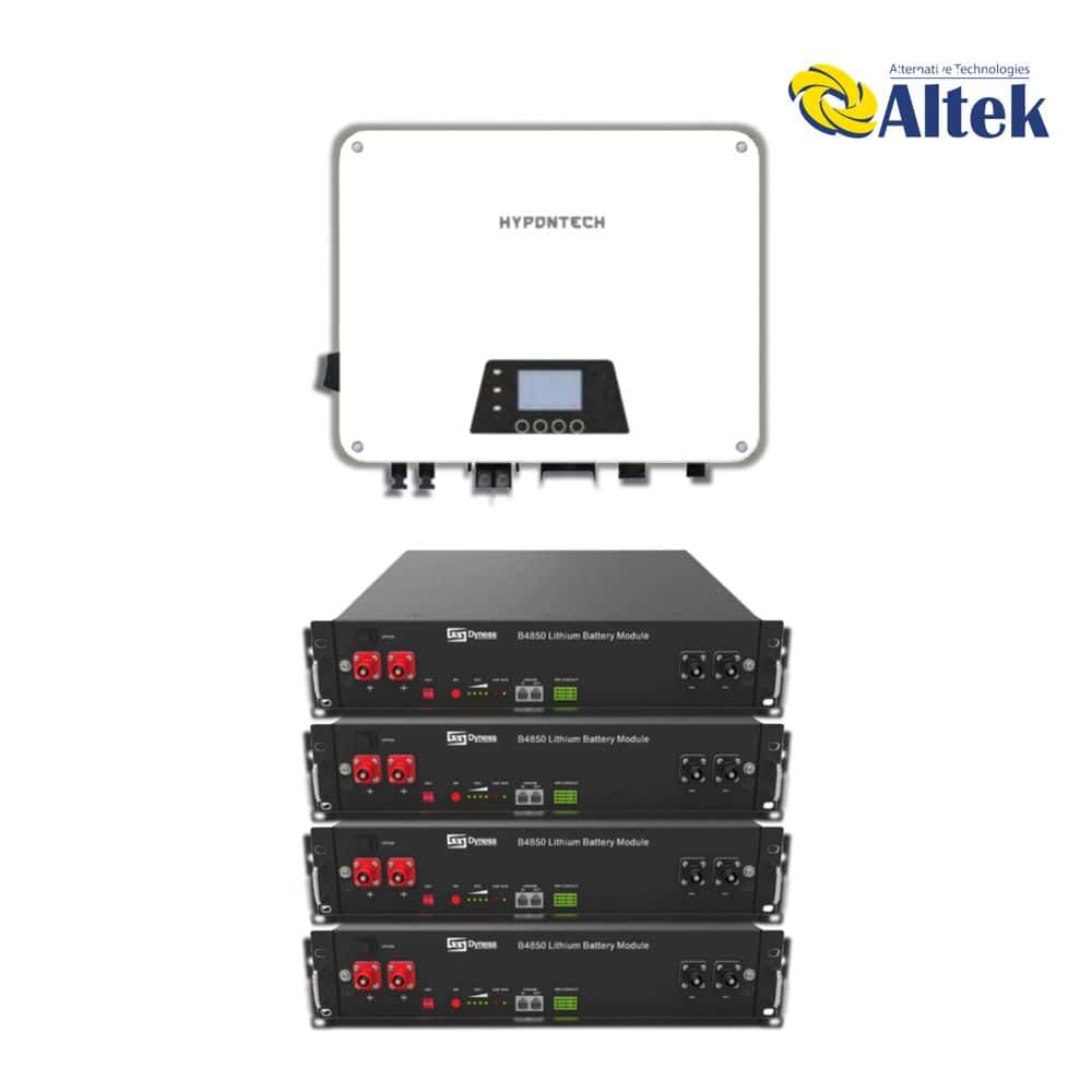 Гібридна сонячна електростанція Hypontech-5kW+Dyness-9.6kWh-LFP Гібридна сонячна електростанція Hypontech-5kW+Dyness-9.6kWh-LFP - Зображення 1