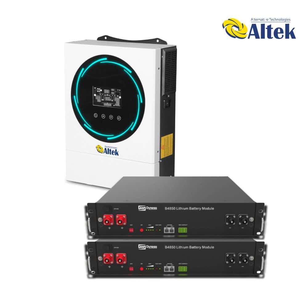 Автономна станція Atlas 6KW-48V, Dyness B4850, 48V – 2.4 кВт (2 шт.) Автономна станція Atlas 6KW-48V, Dyness B4850, 48V – 2.4 кВт (2 шт.) - Зображення 1