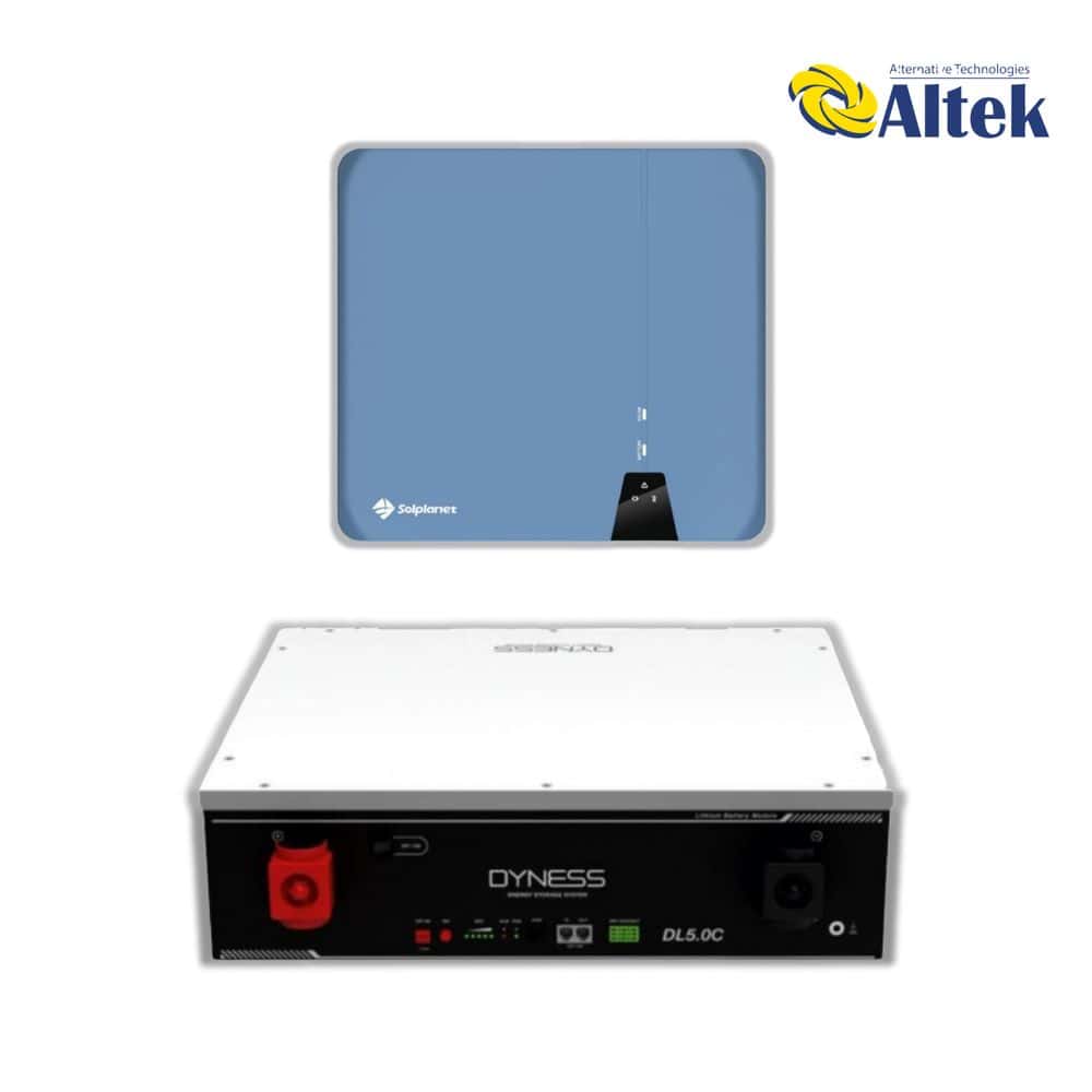 Гібридна станція Solplanet ASW 6K-H-S2, Dyness DL5.0C, 48V – 5.12 кВт Гібридна станція Solplanet ASW 6K-H-S2, Dyness DL5.0C, 48V – 5.12 кВт - Зображення 1