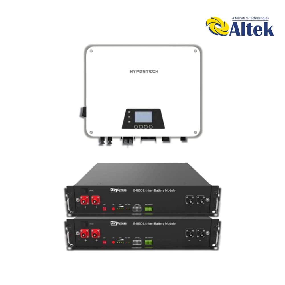 Гібридна станція Hypontech HES-3680 3,68KW, Dyness B4850, 48V – 2.4 кВт Гібридна станція Hypontech HES-5000 5KW, Dyness B4850, 48V – 2.4 кВт (2 шт.) - Зображення 1